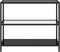 vidaXL - Schap - 100x36x90 - cm - gehard - glas - transparant - en - zwart