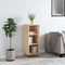 vidaXL - Schappenkast - 34,5x32,5x90 - cm - bewerkt - hout - sonoma - eikenkleurig