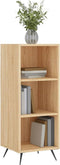 vidaXL - Schappenkast - 34,5x32,5x90 - cm - bewerkt - hout - sonoma - eikenkleurig
