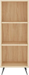 vidaXL - Schappenkast - 34,5x32,5x90 - cm - bewerkt - hout - sonoma - eikenkleurig