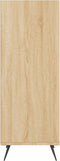 vidaXL - Schappenkast - 34,5x32,5x90 - cm - bewerkt - hout - sonoma - eikenkleurig