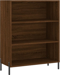vidaXL - Schappenkast - 69,5x32,5x90 - cm - bewerkt - hout - bruin - eikenkleur