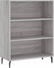 vidaXL - Schappenkast - 69,5x32,5x90 - cm - bewerkt - hout - grijs - sonoma - eiken