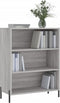 vidaXL - Schappenkast - 69,5x32,5x90 - cm - bewerkt - hout - grijs - sonoma - eiken