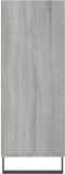 vidaXL - Schappenkast - 69,5x32,5x90 - cm - bewerkt - hout - grijs - sonoma - eiken