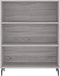 vidaXL - Schappenkast - 69,5x32,5x90 - cm - bewerkt - hout - grijs - sonoma - eiken