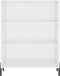 vidaXL - Schappenkast - 69,5x32,5x90 - cm - bewerkt - hout - hoogglans - wit