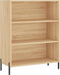 vidaXL - Schappenkast - 69,5x32,5x90 - cm - bewerkt - hout - sonoma - eikenkleurig