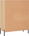 vidaXL - Schappenkast - 69,5x32,5x90 - cm - bewerkt - hout - sonoma - eikenkleurig