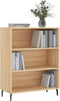 vidaXL - Schappenkast - 69,5x32,5x90 - cm - bewerkt - hout - sonoma - eikenkleurig