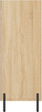 vidaXL - Schappenkast - 69,5x32,5x90 - cm - bewerkt - hout - sonoma - eikenkleurig