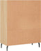 vidaXL - Schappenkast - 69,5x32,5x90 - cm - bewerkt - hout - sonoma - eikenkleurig
