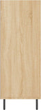 vidaXL - Schappenkast - 69,5x32,5x90 - cm - bewerkt - hout - sonoma - eikenkleurig
