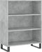 vidaXL - Schappenkast - 69,5x32,5x90 - cm - bewerkt - hout - betongrijs