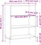 vidaXL - Schappenkast - 69,5x32,5x90 - cm - bewerkt - hout - betongrijs