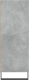 vidaXL - Schappenkast - 69,5x32,5x90 - cm - bewerkt - hout - betongrijs