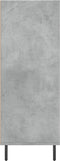 vidaXL - Schappenkast - 69,5x32,5x90 - cm - bewerkt - hout - betongrijs