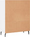 vidaXL - Schappenkast - 69,5x32,5x90 - cm - bewerkt - hout - wit