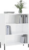 vidaXL - Schappenkast - 69,5x32,5x90 - cm - bewerkt - hout - wit