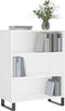 vidaXL - Schappenkast - 69,5x32,5x90 - cm - bewerkt - hout - wit