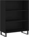 vidaXL - Schappenkast - 69,5x32,5x90 - cm - bewerkt - hout - zwart
