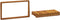 vidaXL - Schappenkast - inklapbaar - 3-laags - 70x31x63 - cm - acaciahout - bruin