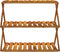 vidaXL - Schappenkast - inklapbaar - 3-laags - 70x31x63 - cm - acaciahout - bruin