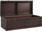 vidaXL - Schatkist - met - sloten - 110x50x39,5 - cm - multiplex - donkerbruin