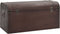 vidaXL - Schatkist - met - sloten - 79,5x39,5x39,5 - cm - multiplex - donkerbruin