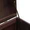 vidaXL - Schatkist - met - sloten - 90x50x39,5 - cm - multiplex - donkerbruin