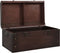 vidaXL - Schatkist - met - sloten - 90x50x39,5 - cm - multiplex - donkerbruin