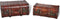 vidaXL - Schatkisten - 2 - st - vintage-stijl - hout - bruin