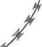 vidaXL - Scheermesprikkeldraad - concertina - 60 - m - gegalvaniseerd - staal