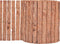 vidaXL - Scherm - 1000x30 - cm - schors