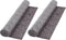 vidaXL - Schildersvlies - anti-slip - 50 - m - 180 - g/m² - grijs - 2 - st