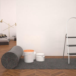 vidaXL - Schildersvlies - anti-slip - 50 - m - 180 - g/m² - grijs