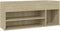vidaXL - Schoenbank - 105x30x45 - cm - bewerkt - hout - sonoma - eikenkleurig