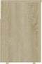 vidaXL - Schoenbank - 105x30x45 - cm - bewerkt - hout - sonoma - eikenkleurig
