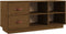 vidaXL - Schoenenbank - 100x34x45 - cm - massief - grenenhout - honingbruin