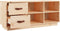 vidaXL - Schoenenbank - 100x34x45 - cm - massief - grenenhout