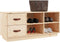 vidaXL - Schoenenbank - 100x34x45 - cm - massief - grenenhout