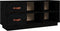 vidaXL - Schoenenbank - 100x34x45 - cm - massief - grenenhout - zwart