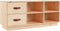 vidaXL - Schoenenbank - 100x34x45 - cm - massief - grenenhout - zwart