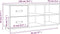 vidaXL - Schoenenbank - 100x34x45 - cm - massief - grenenhout - zwart