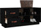 vidaXL - Schoenenbank - 100x34x45 - cm - massief - grenenhout - zwart