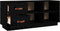 vidaXL - Schoenenbank - 100x34x45 - cm - massief - grenenhout - zwart
