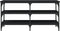 vidaXL - Schoenenbank - 100x38,5x49 - cm - bewerkt - hout - zwart