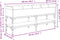 vidaXL - Schoenenbank - 102x32x45 - cm - bewerkt - hout - bruin - eikenkleur