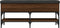 vidaXL - Schoenenbank - 102x32x45 - cm - bewerkt - hout - bruin - eikenkleur