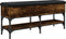 vidaXL - Schoenenbank - 102x32x45 - cm - bewerkt - hout - gerookt - eikenkleurig
